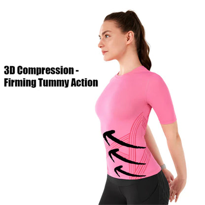 Corevix 3D Sculpt™ Tee | Supportive Fit for Better Posture